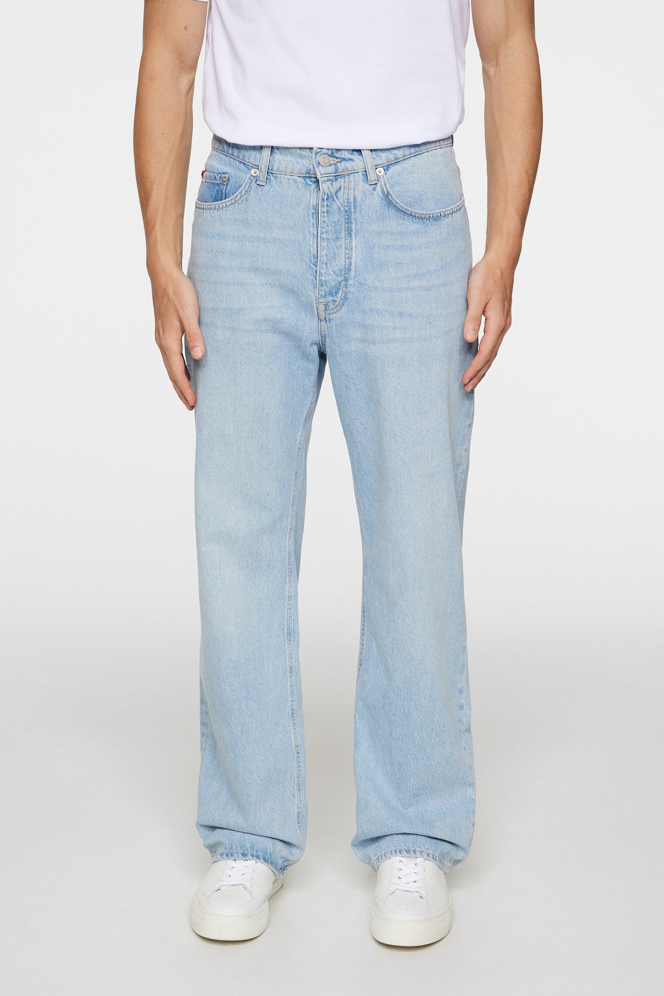 Men | Cart Super Stone Wide Jeans | Light Blue
