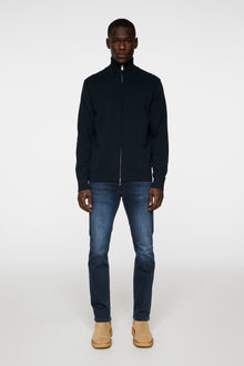 Men | Alexis Full Zip Cardigan | JL Navy