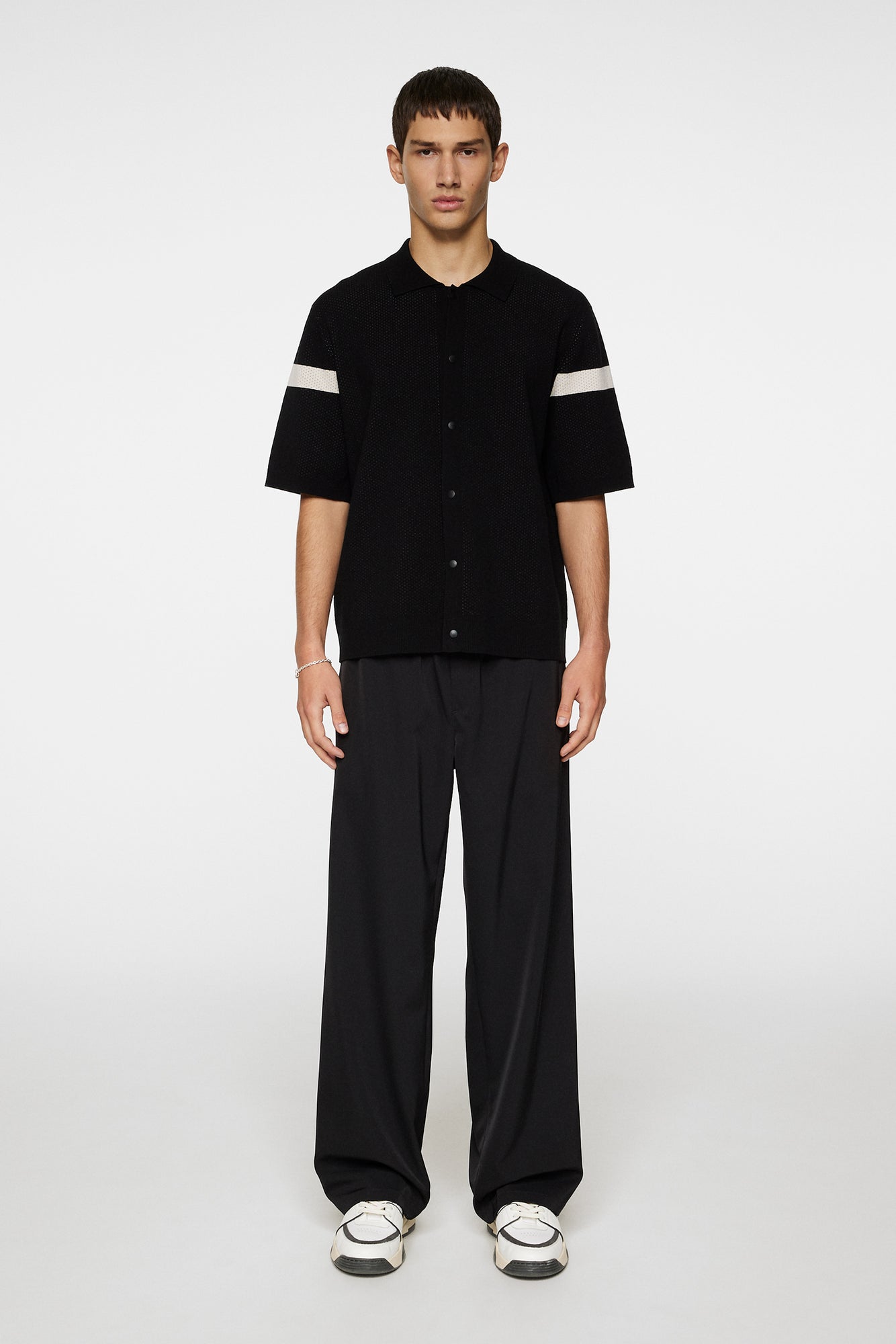 Men | Rayne Knitted Shirt | Black
