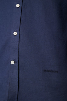 Men | Light Flannel Slim Shirt | JL Navy