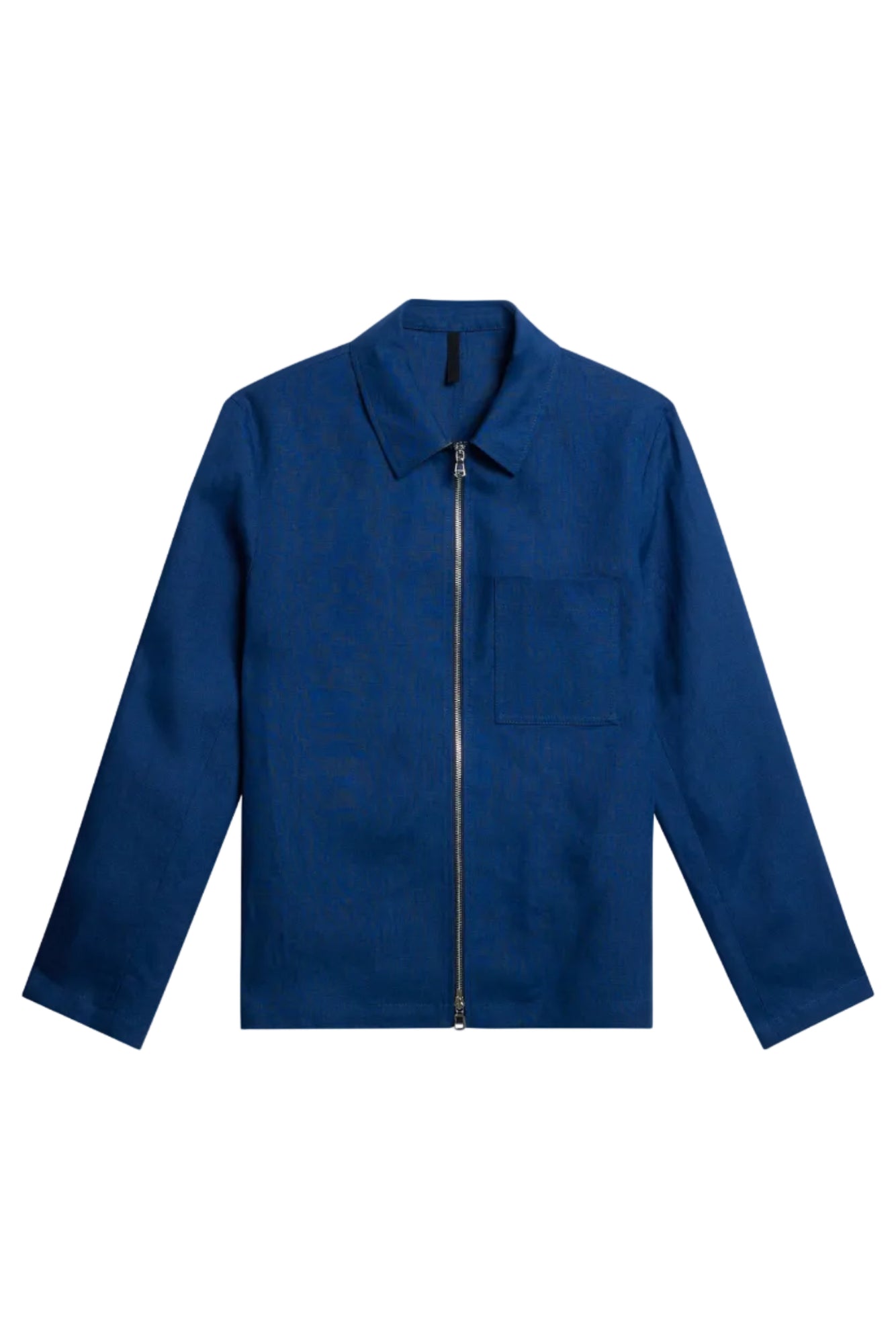 Julius Linen Overshirt in Estate Blue by J.Lindeberg