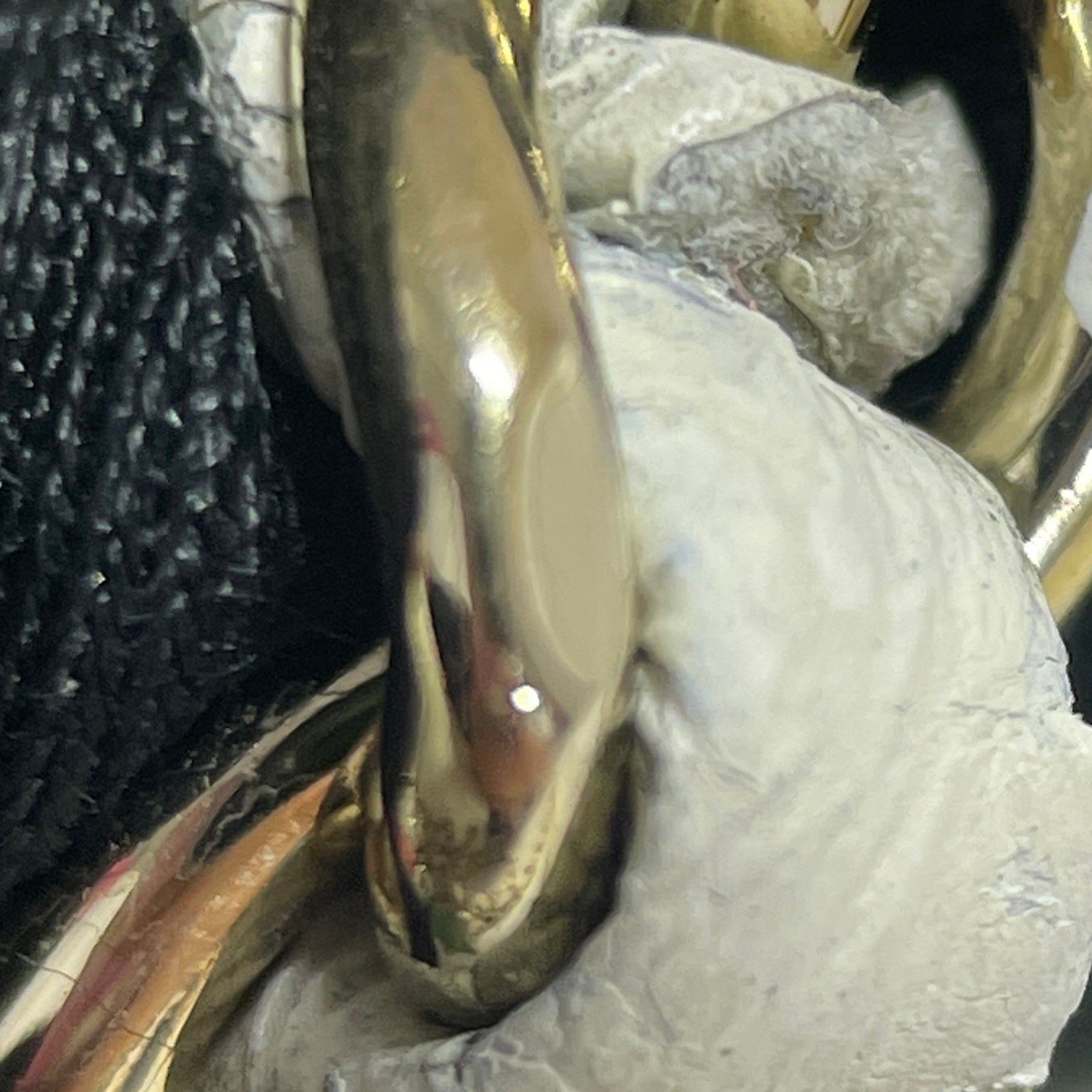 Chanel | Pre-Owned Small Mix Quilted Aged Calfskin New Clutch Flap | White/Ivory