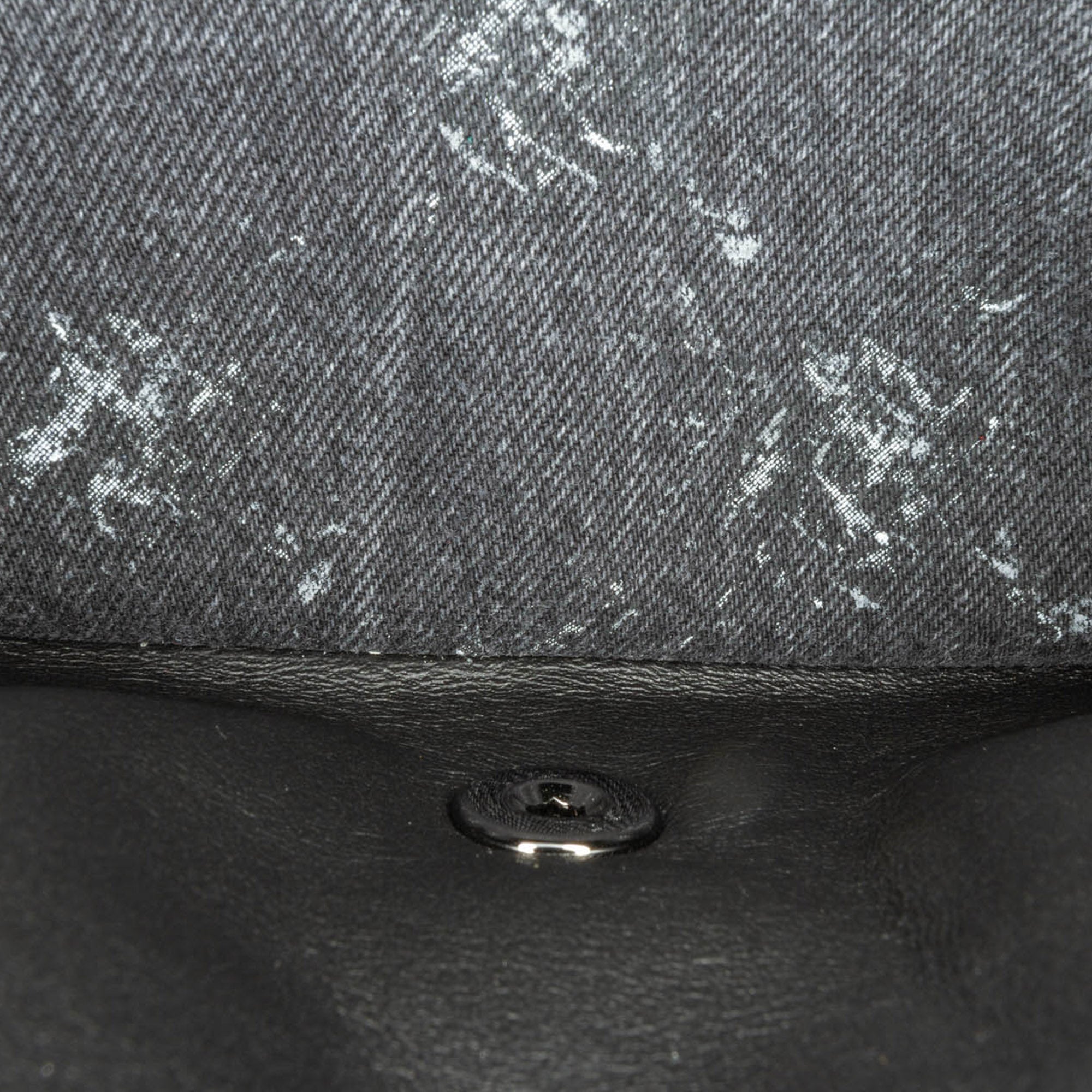 Chanel | Pre-Owned Medium Denim Double Flap | Black