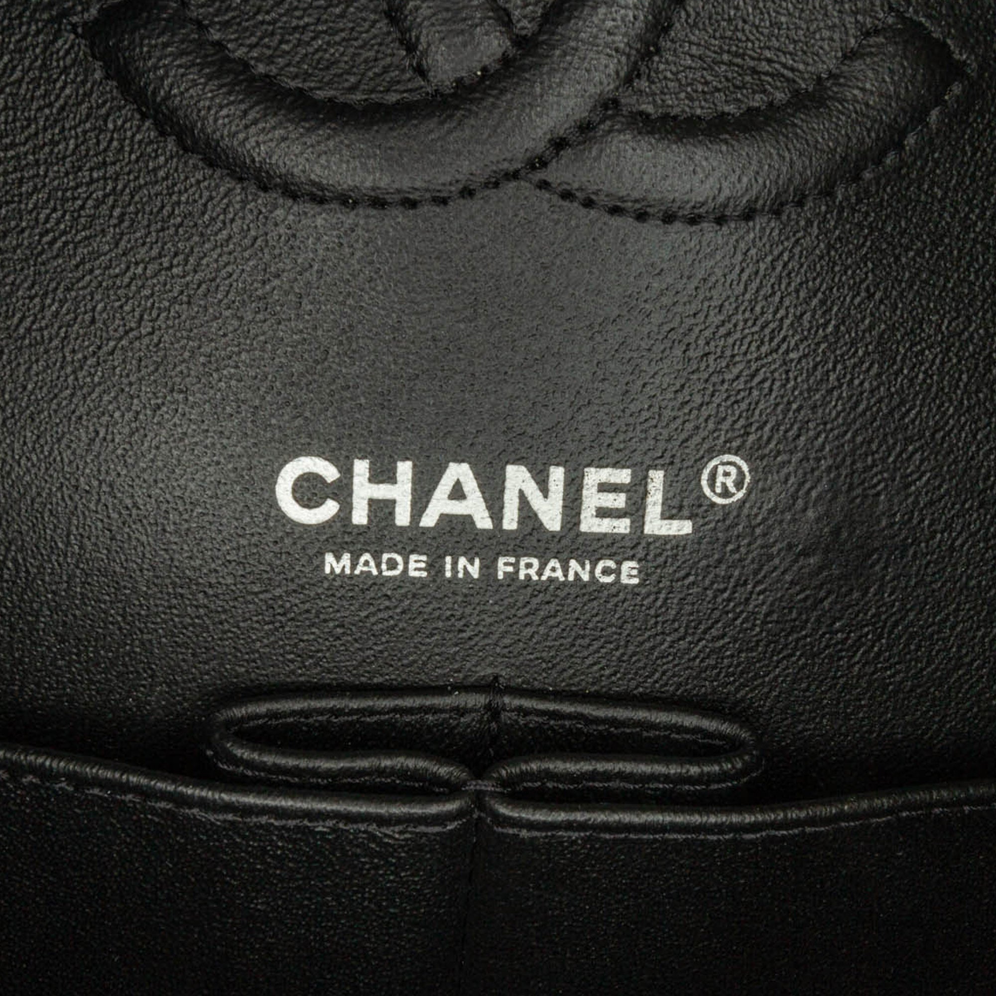 Chanel | Pre-Owned Medium Denim Double Flap | Black