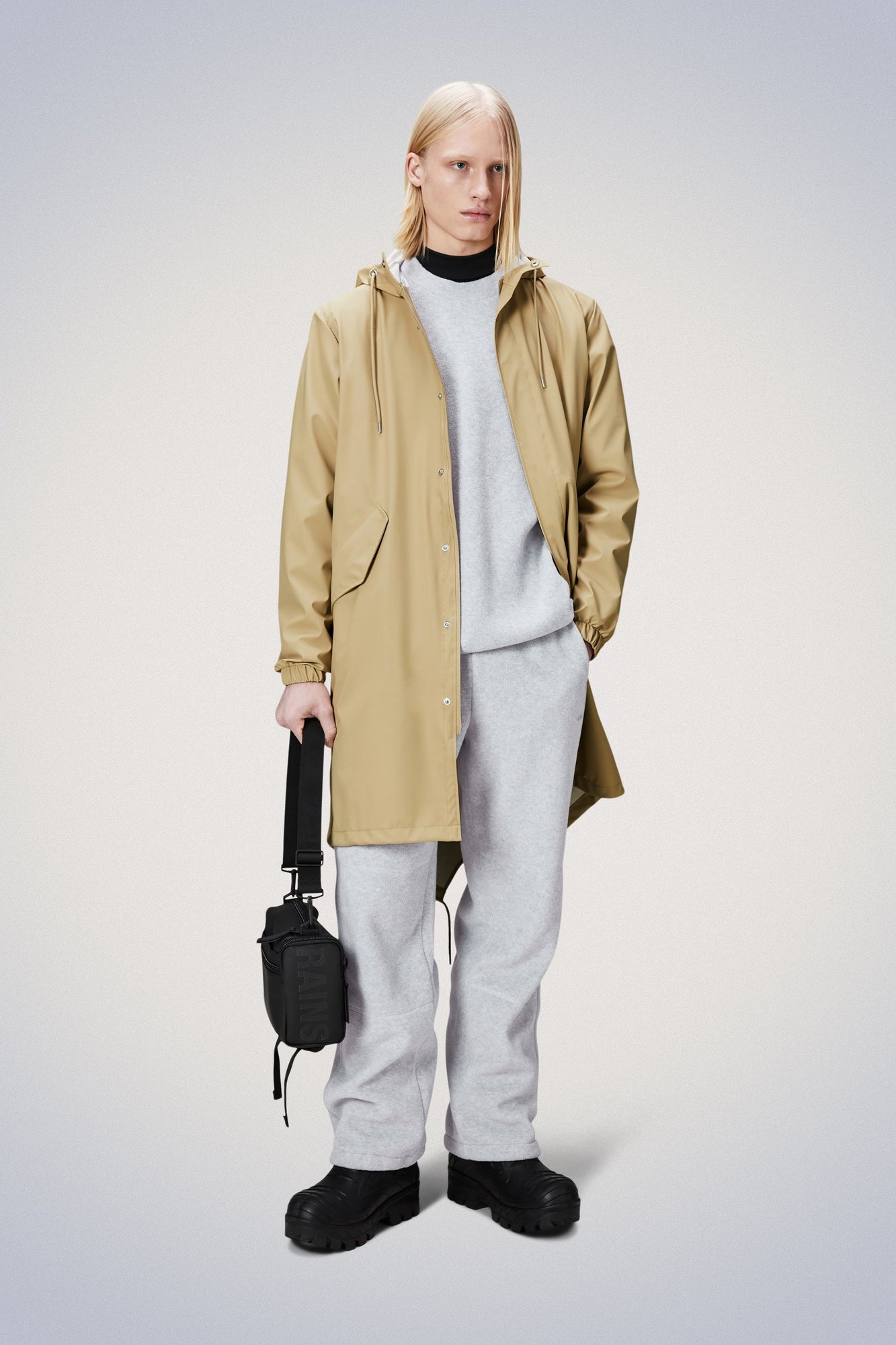 Rains Fishtail Parka Jackets 24 Sand