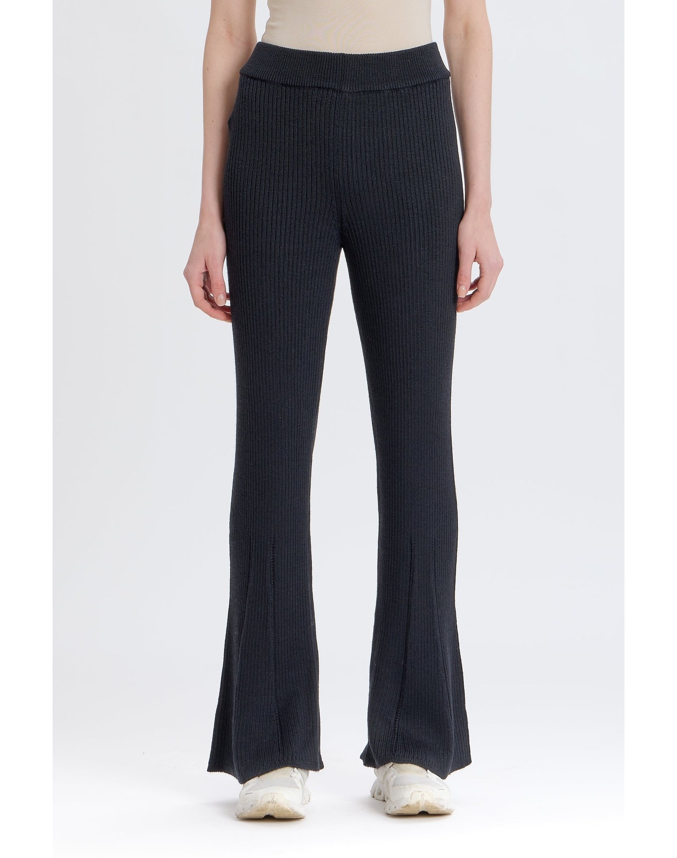 Flare Sweater Pant | Black