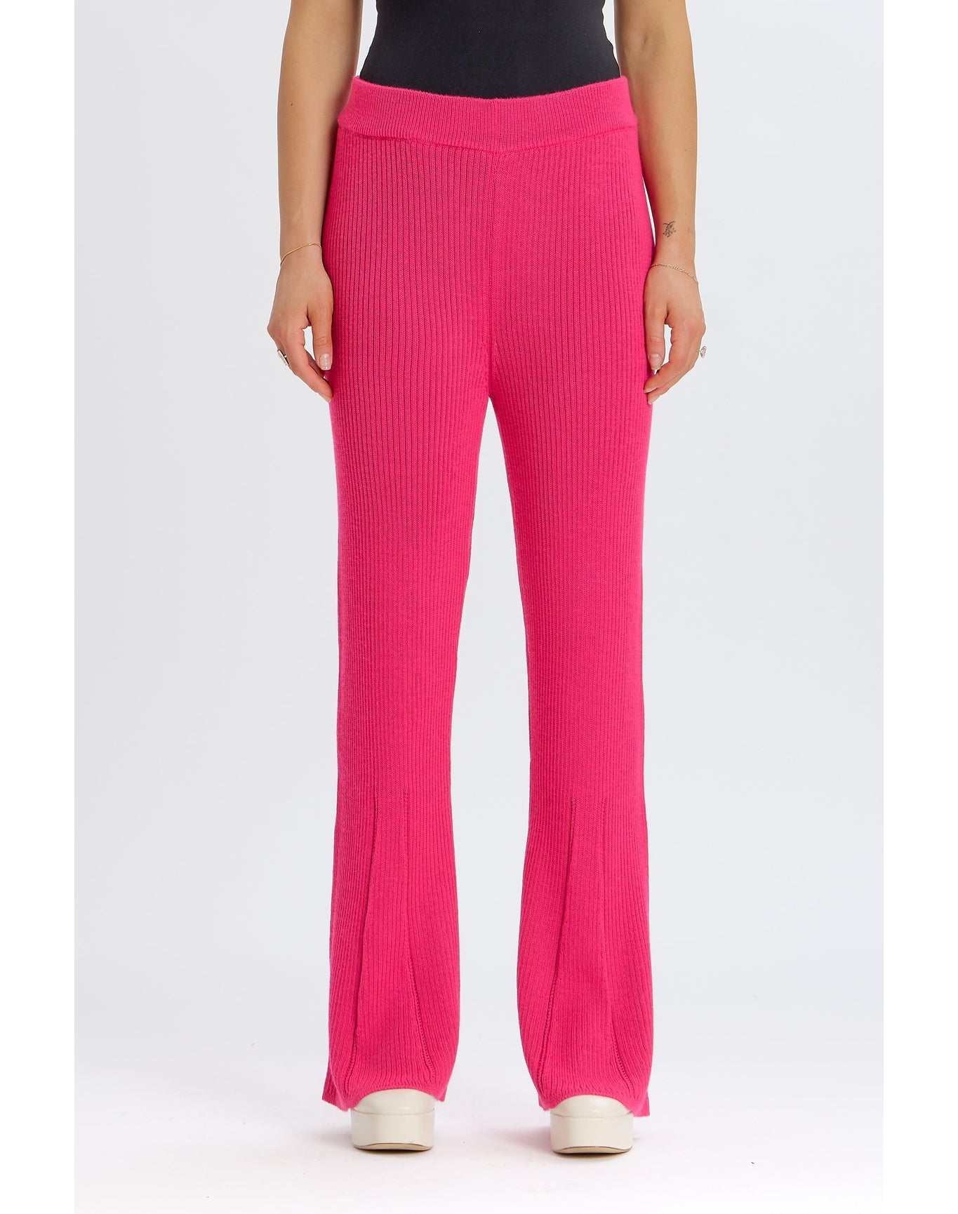 Flare Sweater Pant | Hot Pink