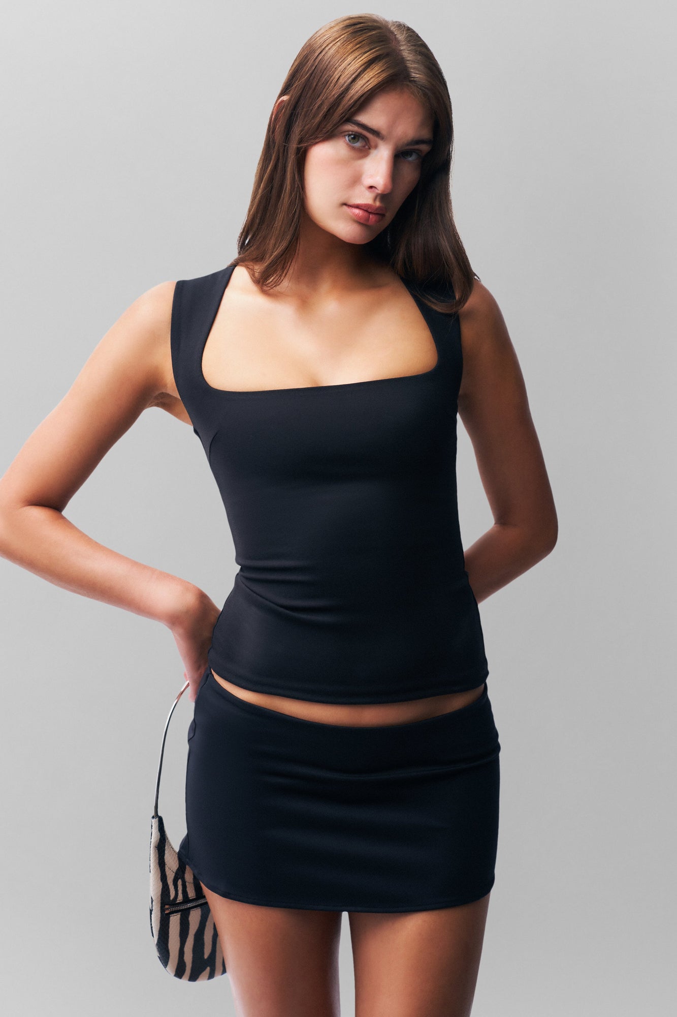 Womens | Full Length Celestial Top | Black
