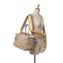 Hermes | Pre-Owned Veau Grizzly and Swift Toolbox 33 | Brown/Beige