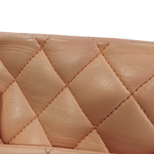 Chanel | Pre-Owned Medium Classic Lambskin Double Flap | Orange/Light Orange