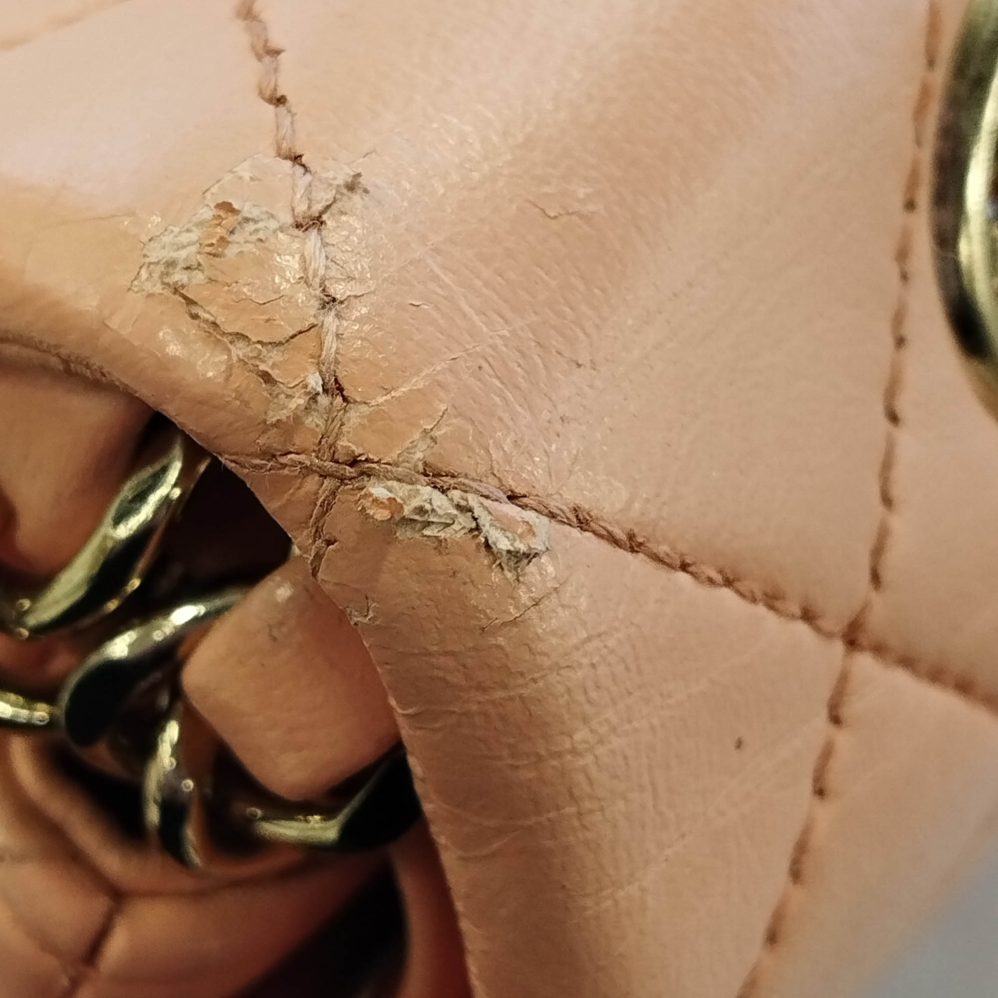 Chanel | Pre-Owned Medium Classic Lambskin Double Flap | Orange/Light Orange