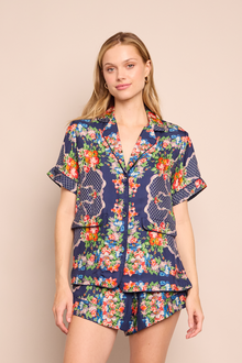 Portofino Top | Gemma Scarf Navy