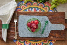 Mini Glass Rectangle Cheese Trays | White | Set of 4