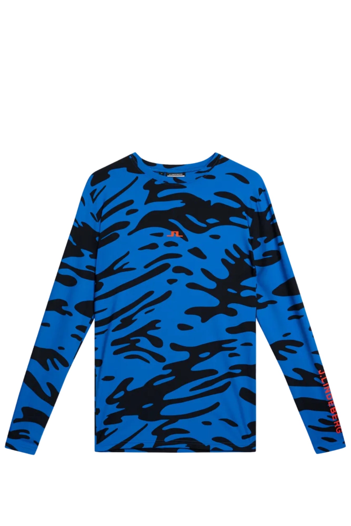 Thor Long Sleeve Print in Neptune Nautical Blue by J.Lindeberg