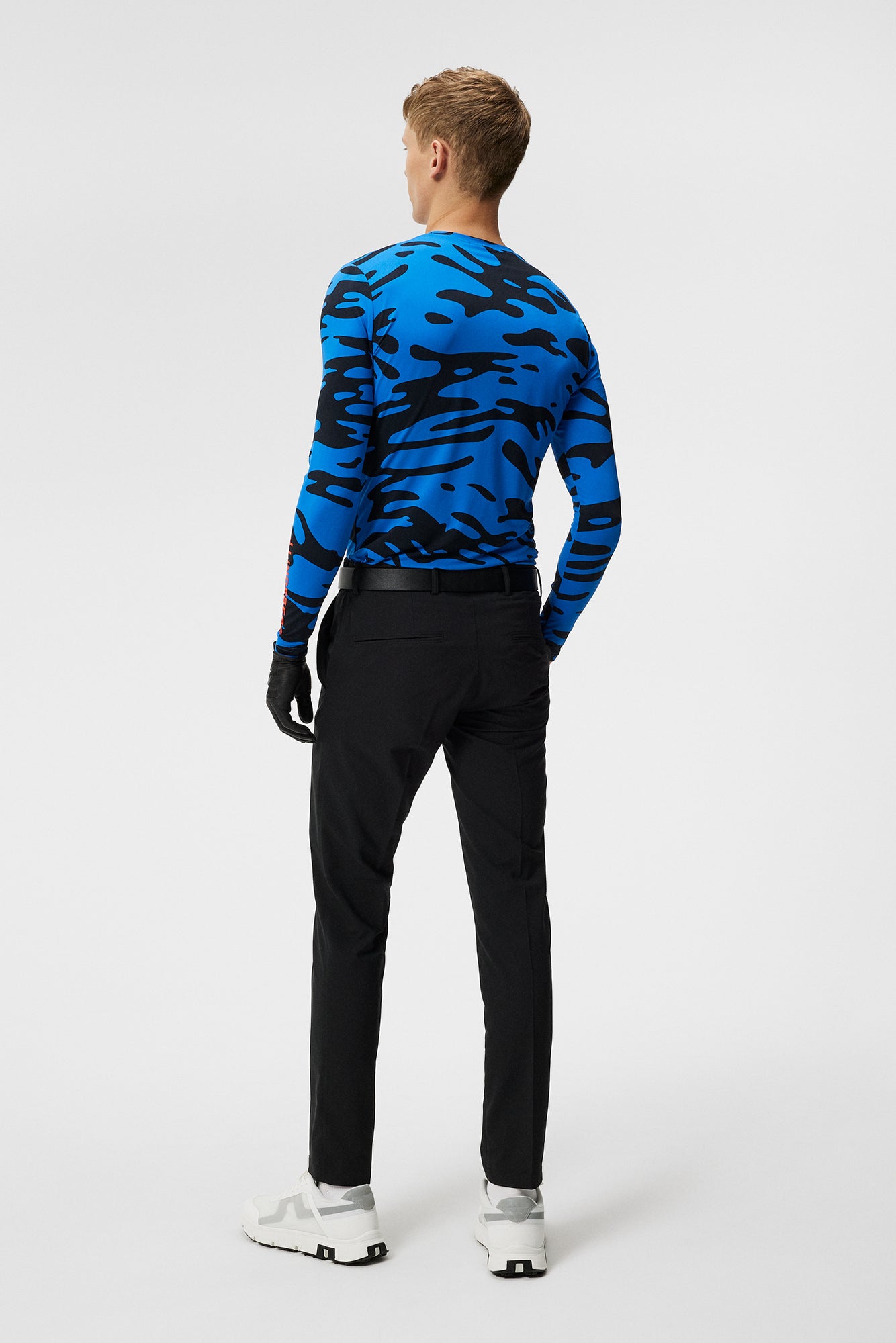 Men | Thor Long Sleeve Print | Neptune Nautical Blue