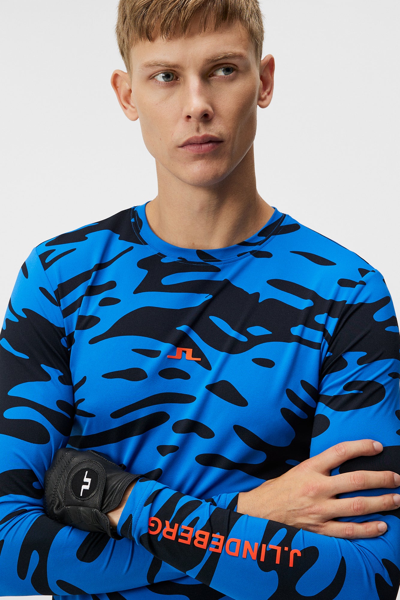 Men | Thor Long Sleeve Print | Neptune Nautical Blue