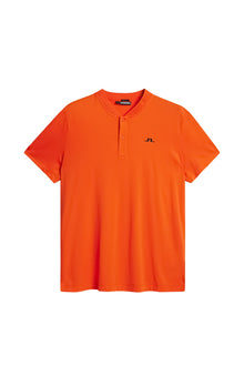 Wince Reg Fit Polo in Tangerine Tango by J.Lindeberg