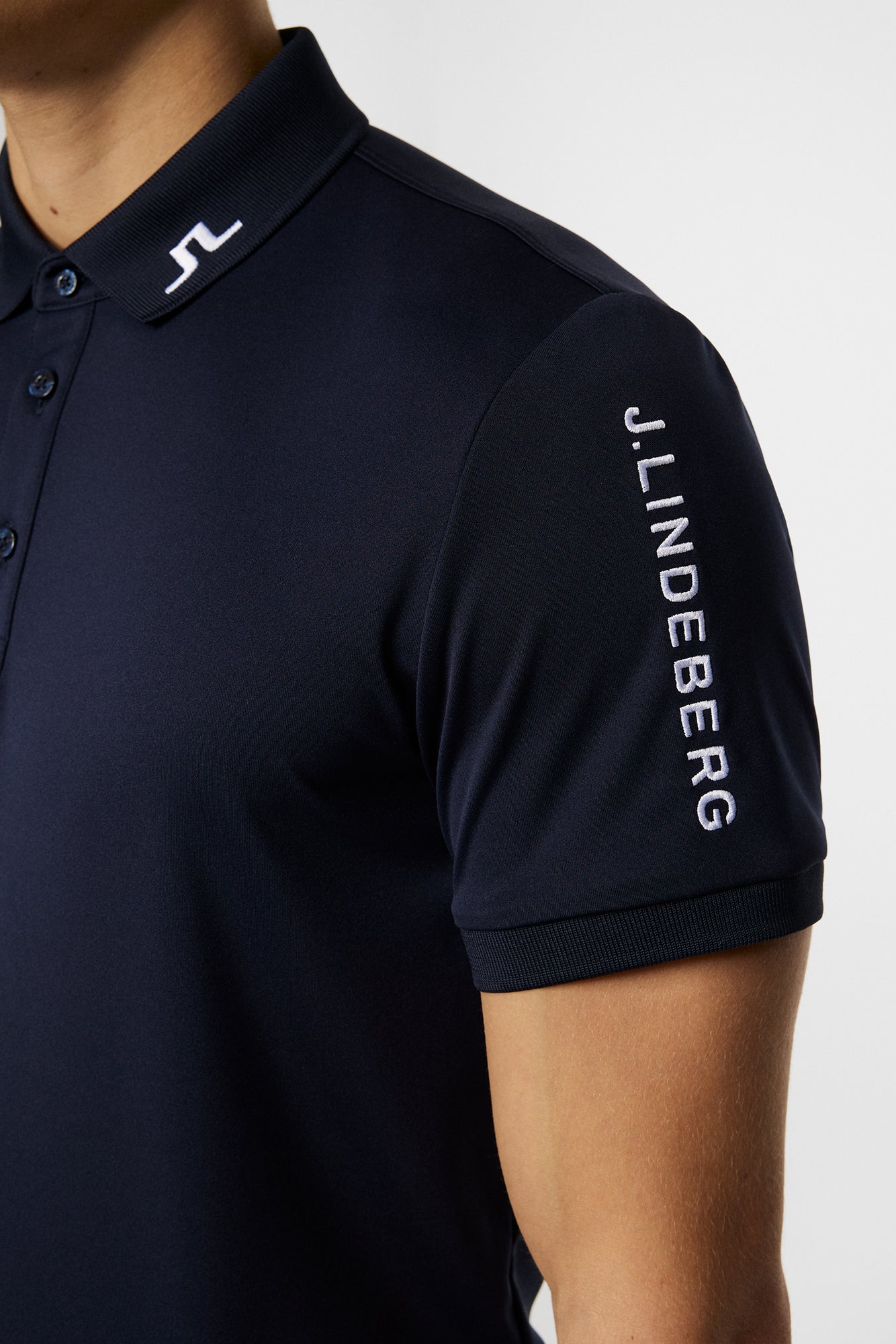 Men | Tour Tech Slim Fit Polo | JL Navy