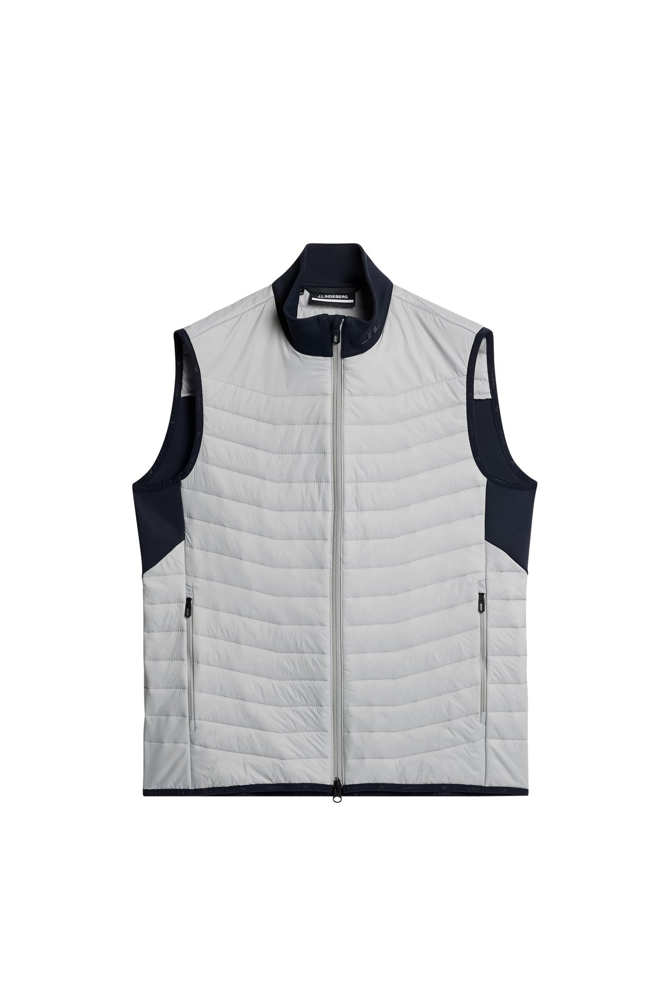 Holden Quilt Hybrid Vest in High Rise by J.Lindeberg