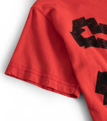 Kid | Masking Tape Skull T-Shirt | Red