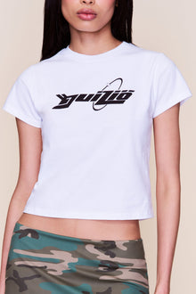Womens | Shrunken Tee Guizio Orbit | White