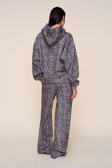 Womens | Drawstring Fleece Pant | Leopard