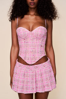 Womens | Floriane Skort | Plaid Pink