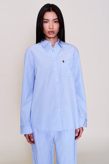 Womens | Oona Buttondown | Blue/White
