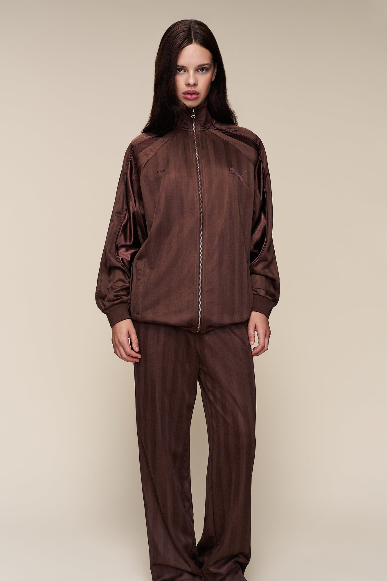 Womens | T7 Track Pants | Brown