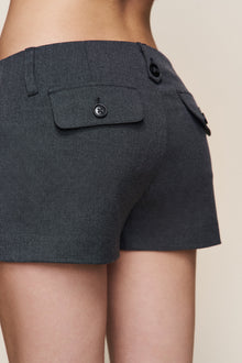 Womens | Penelope Patch Pocket Short | Grey