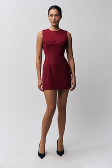 Womens | Rowan Dress | Deep Red