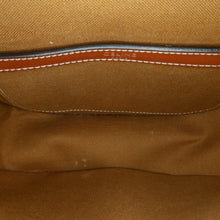 Celine | Pre-Owned Medium Triomphe Coated Canvas Folco Crossbody - I | Brown/Dark Brown