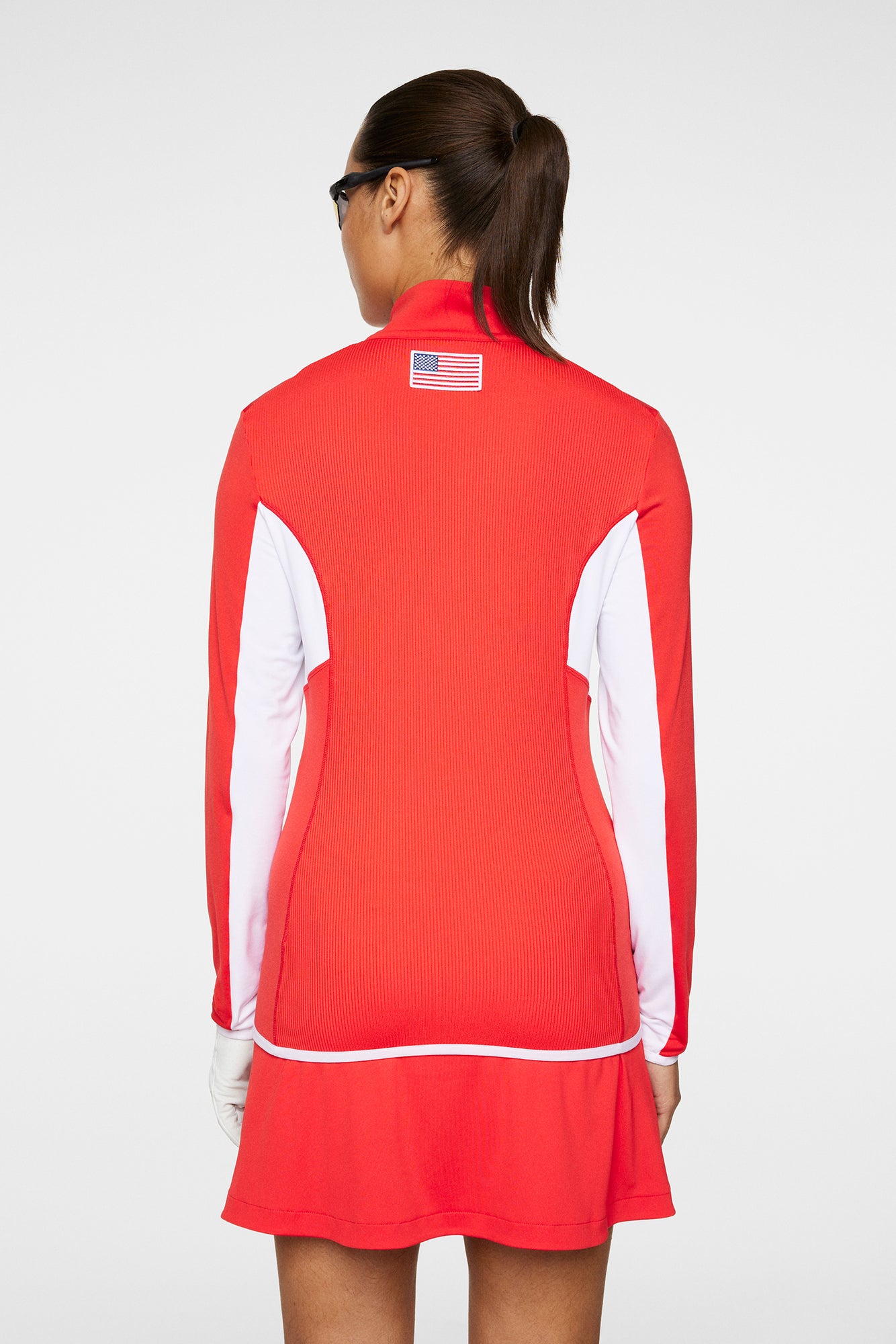 Women | Charlene Half Zip | Flame Scarlet