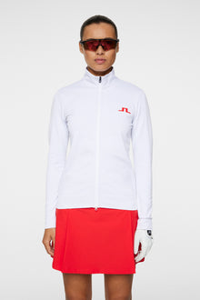 Women | Clarette Seamless Full Zip AMB | White
