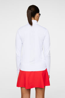 Women | Clarette Seamless Full Zip AMB | White