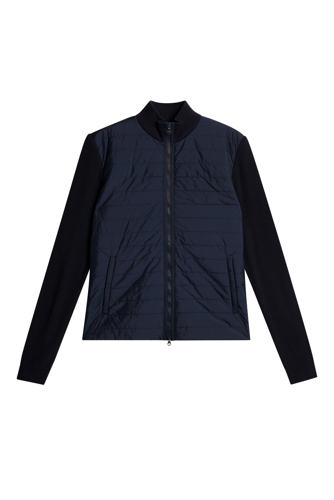 Wren Knitted Hybrid Jacket in JL Navy by J.Lindeberg