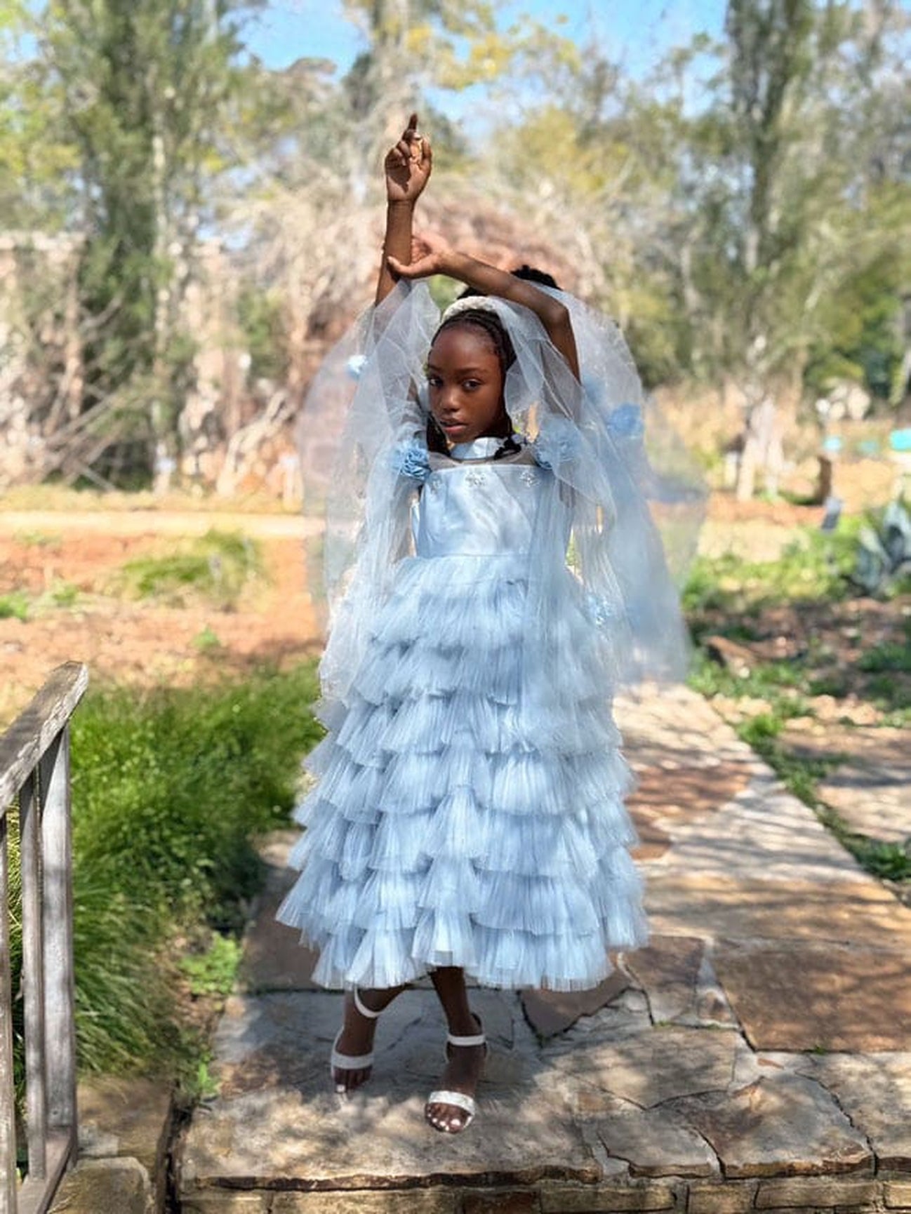 Girl | Alaska Baby Tulle Dress | Blue