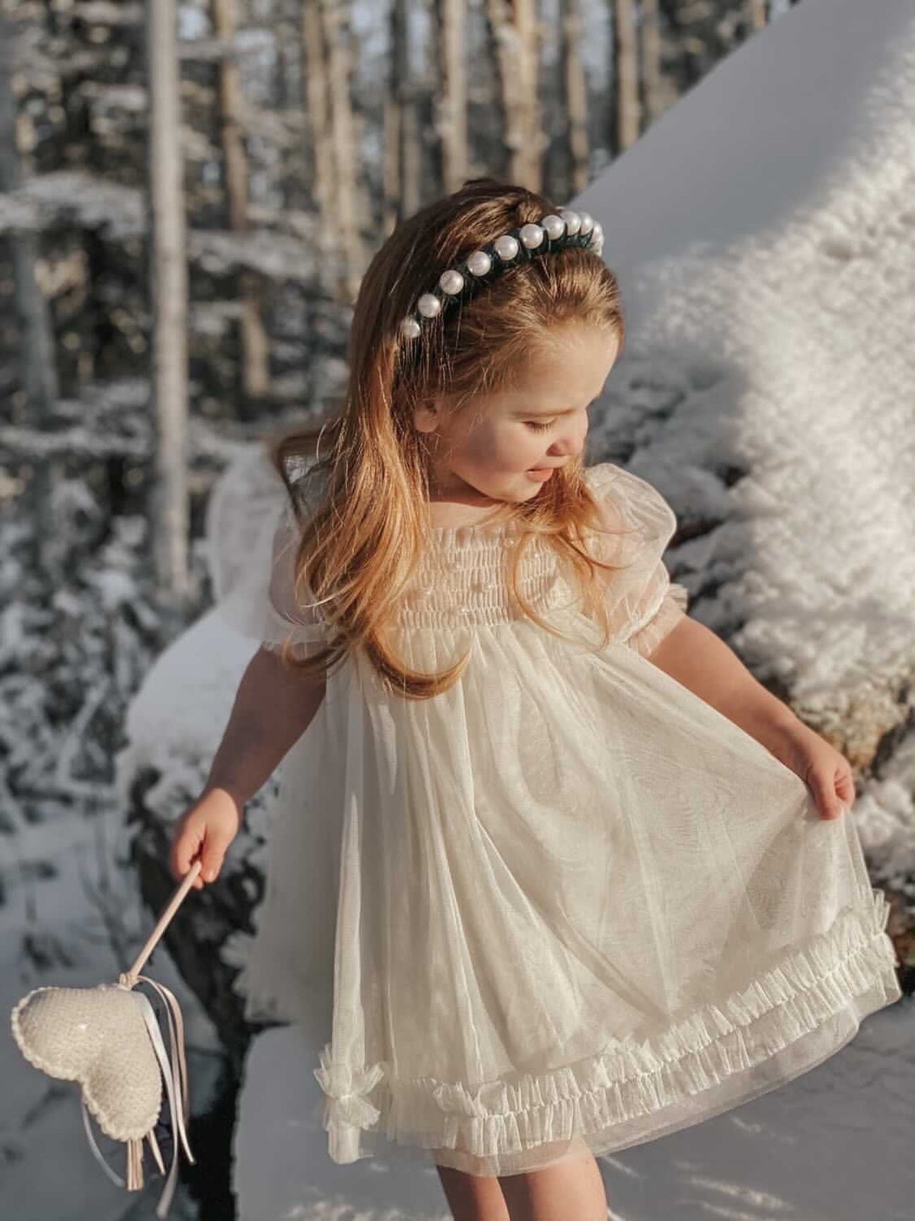 Girl | Bella Tulle Dress | Buttermilk