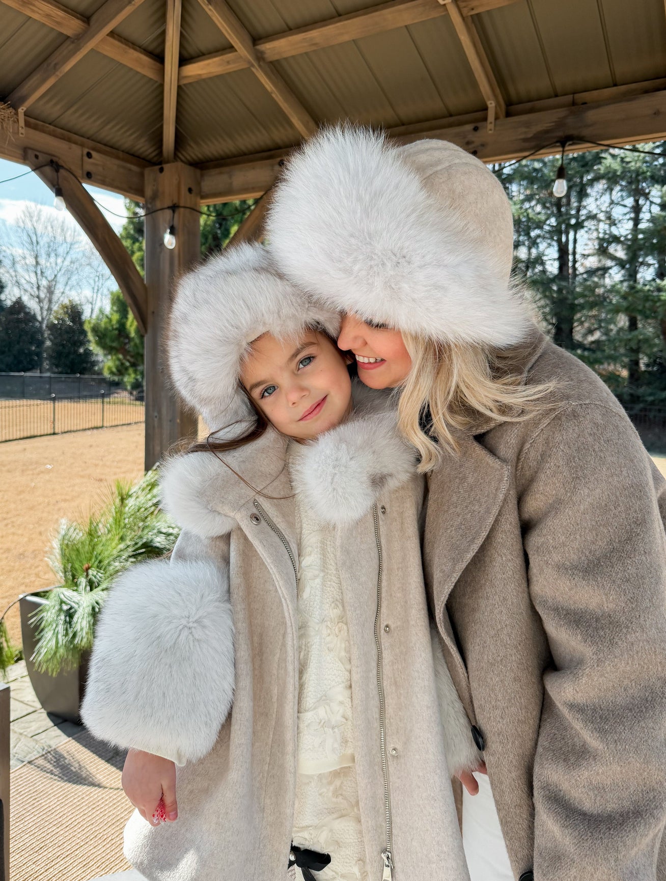 Girl | Karenina Kids' Fur Hat | Gray
