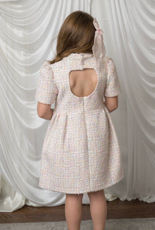 Girl | Meadow Yellow Tweed Dress