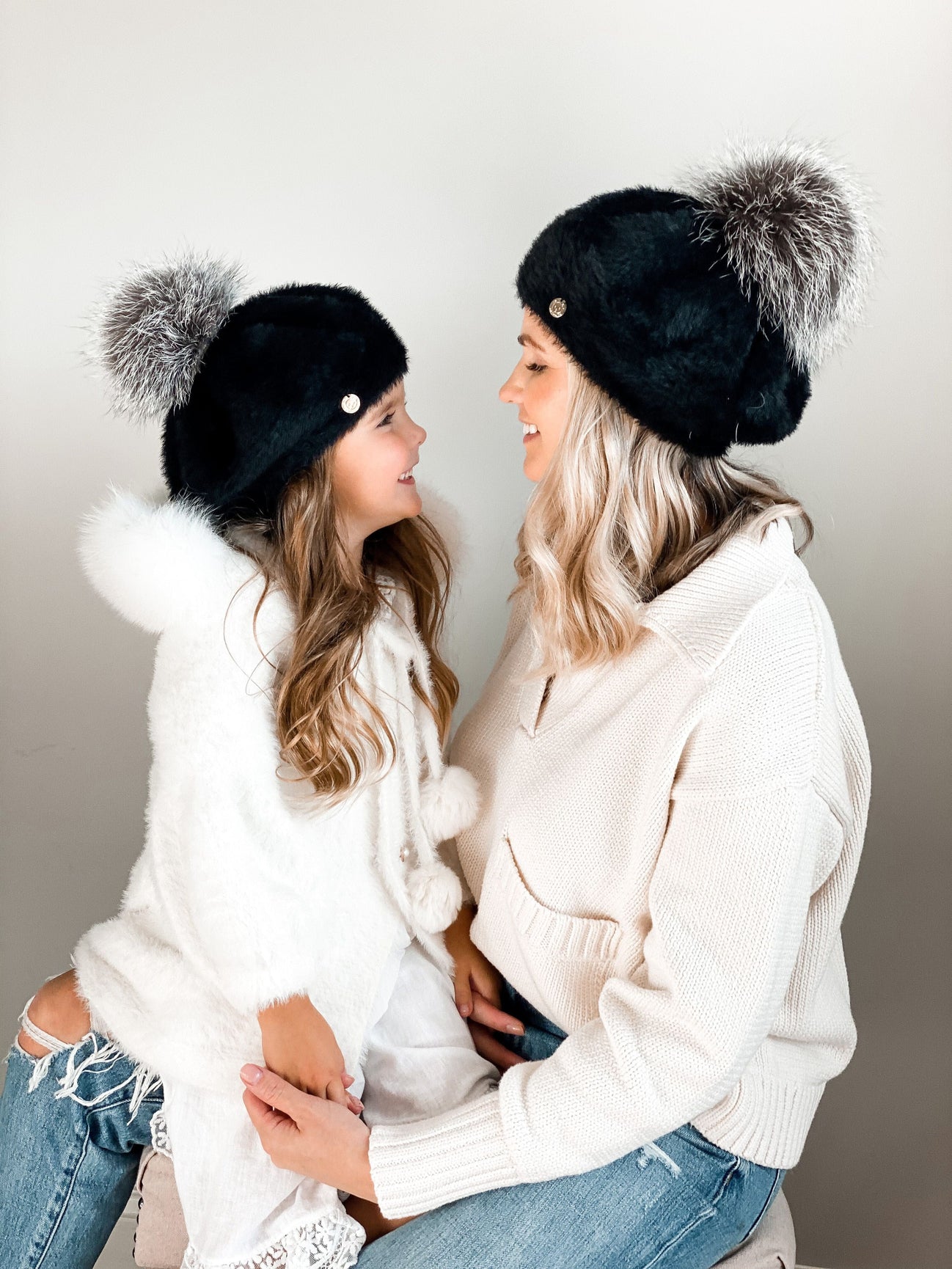 Girl | Milana Noir Kids Beret | Black