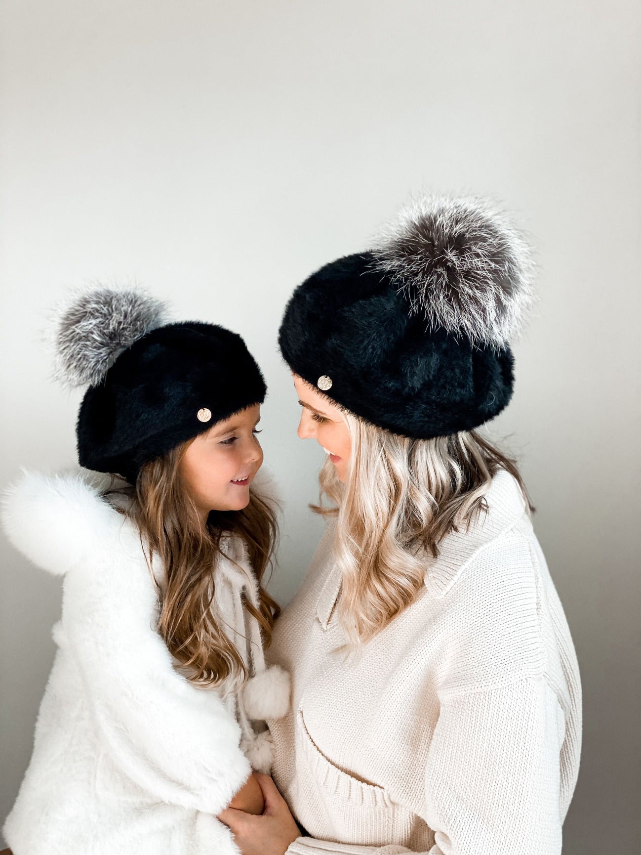 Girl | Milana Noir Kids Beret | Black