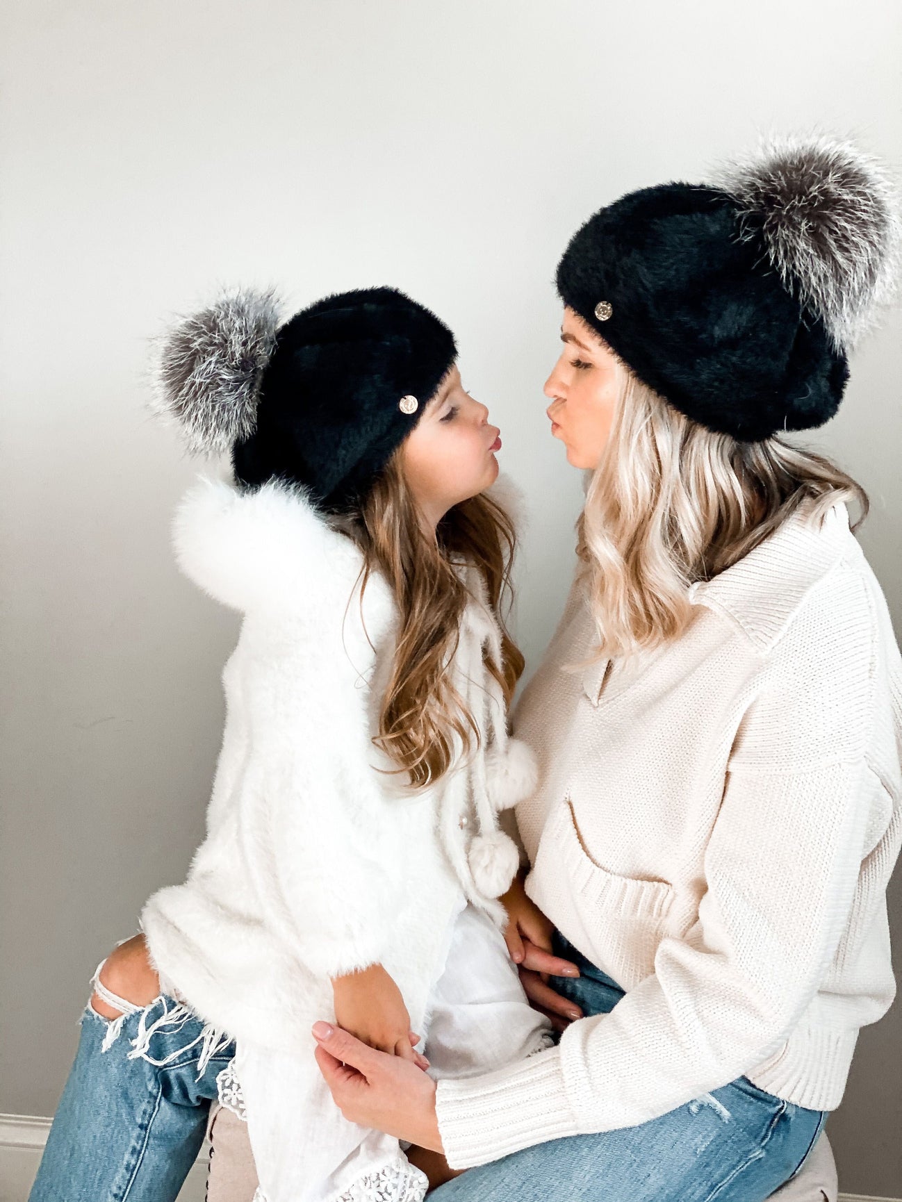 Girl | Milana Noir Kids Beret | Black