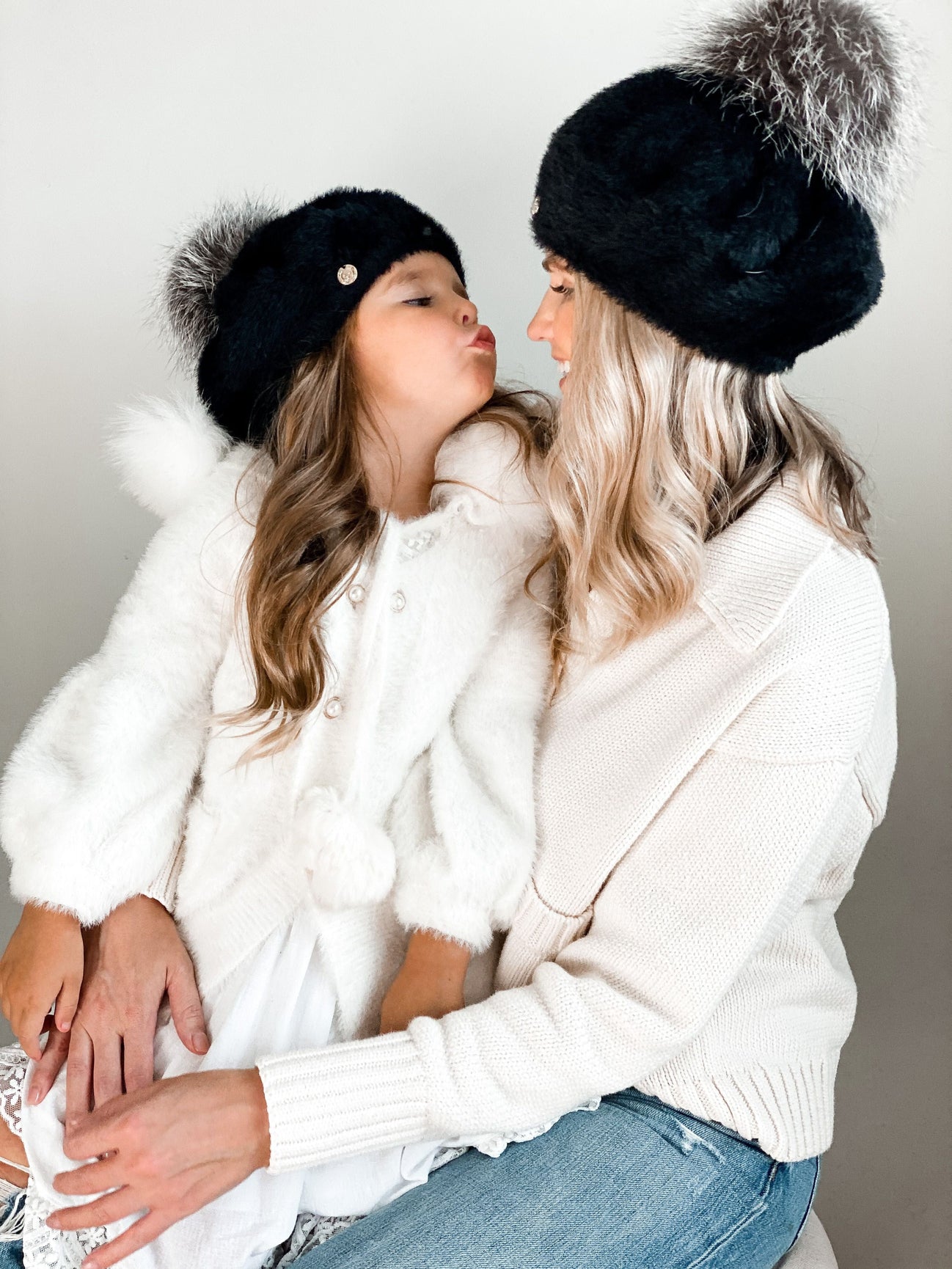 Girl | Milana Noir Kids Beret | Black