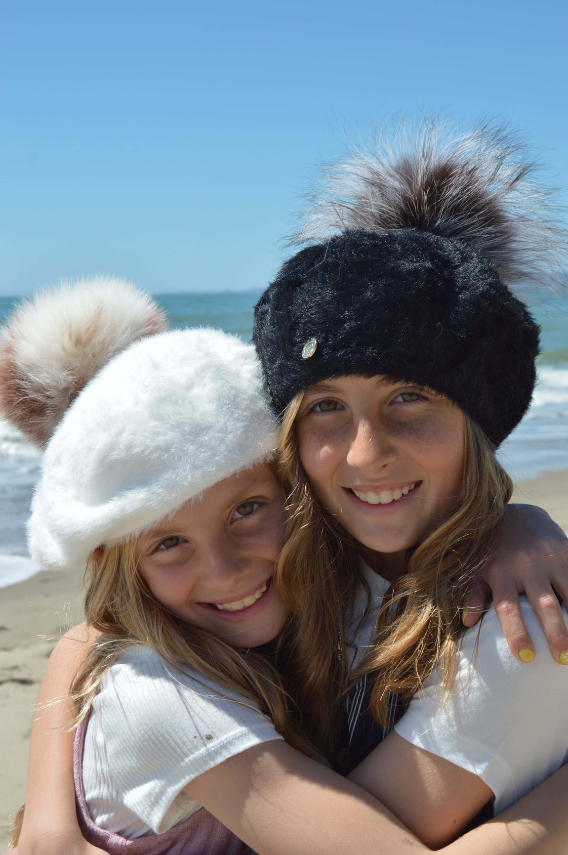 Girl | Milana Noir Kids Beret | Black