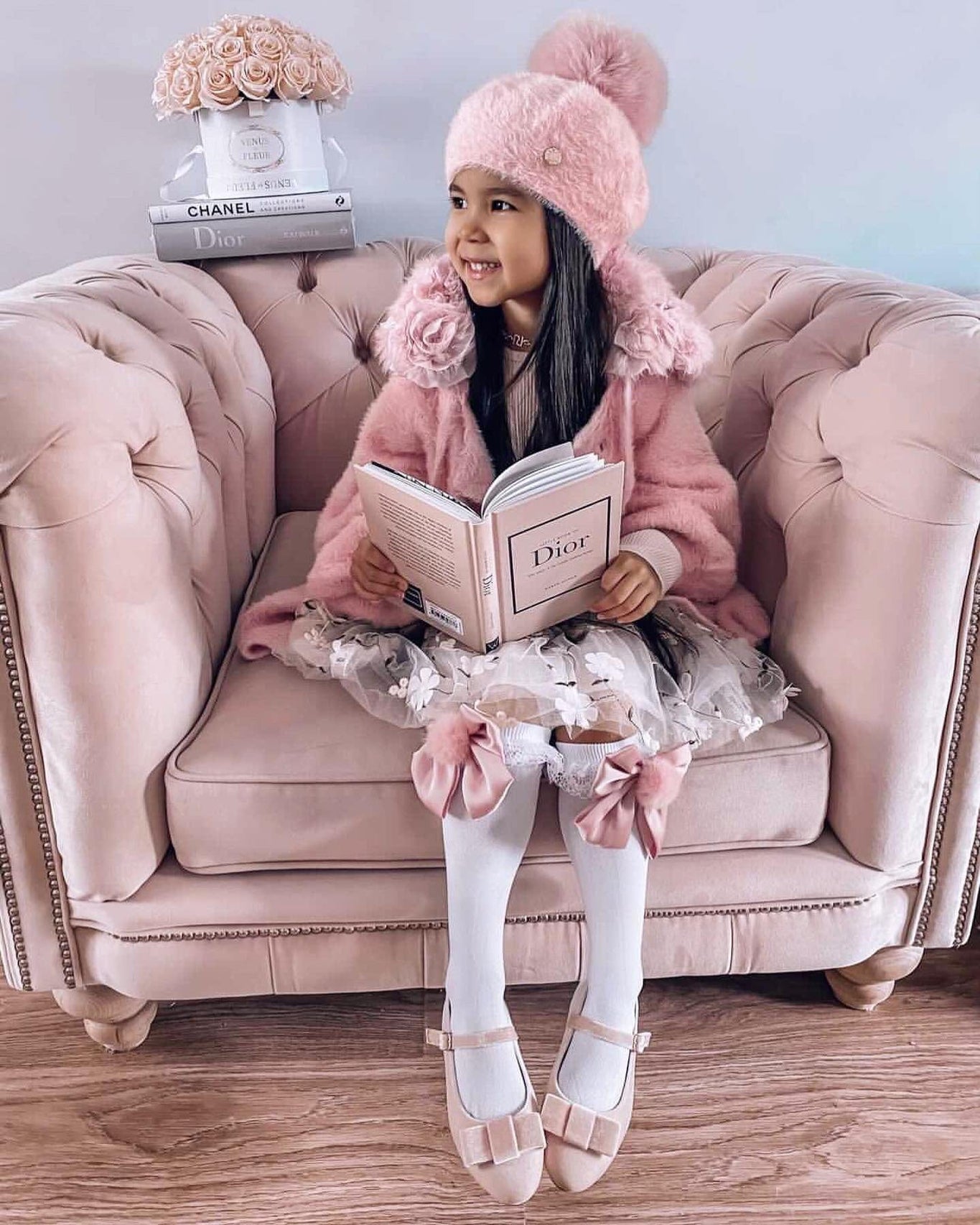 Girl | Milana Rose Beret | Pink