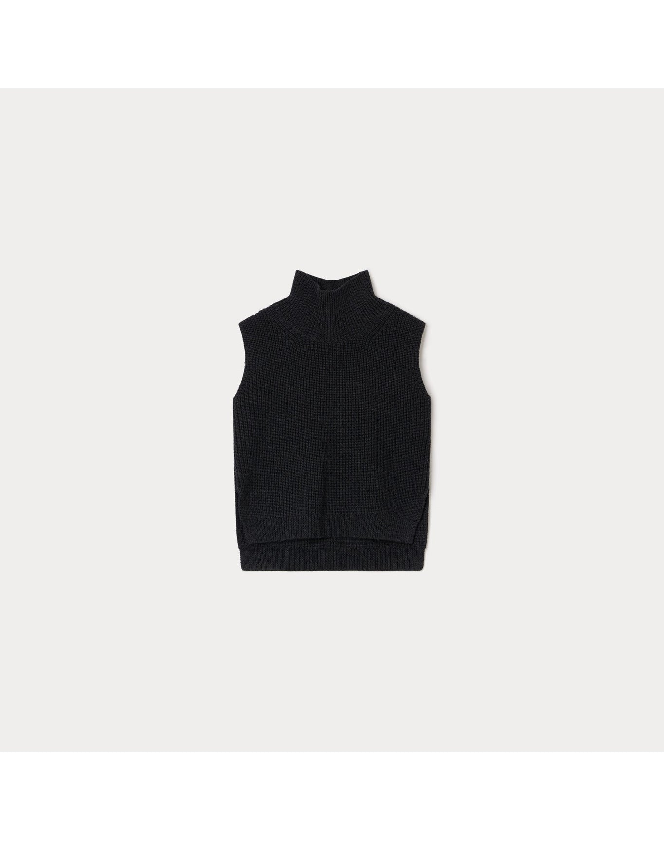 Girls | Bouchra Sweater Vest | 4Y-8Y | Medium Heathered Gray