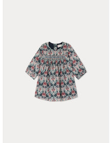 Girls | Felicie Smocked Dress | 2Y-3Y | Fig