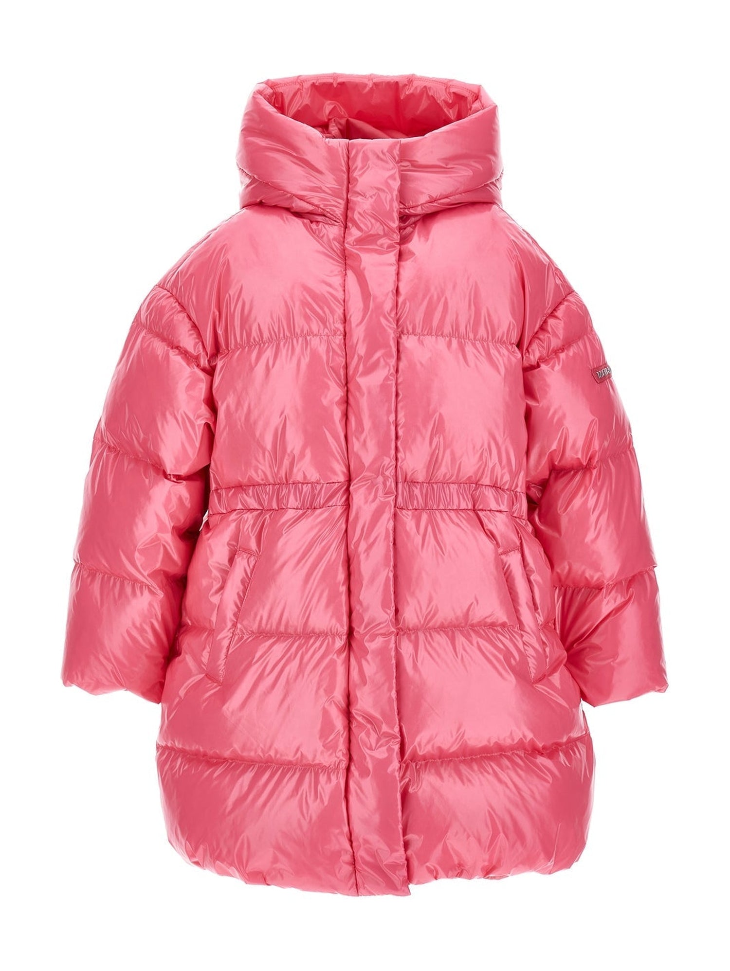 Girls | Shiny Genuine Down Jacket | Peach Pink