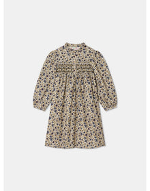 Girls | Tamsin Smocked Dress | 14Y | Beige